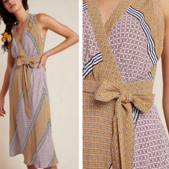 Anthropologie Maeve Carla Wrap Dress - Picture 2 of 10